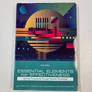 Essential Elements for Effectiveness 6th Edition Positive Psychology Textbook